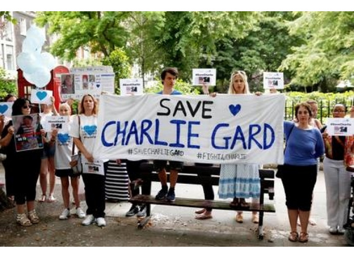 Manifestazione per Charlie Gard